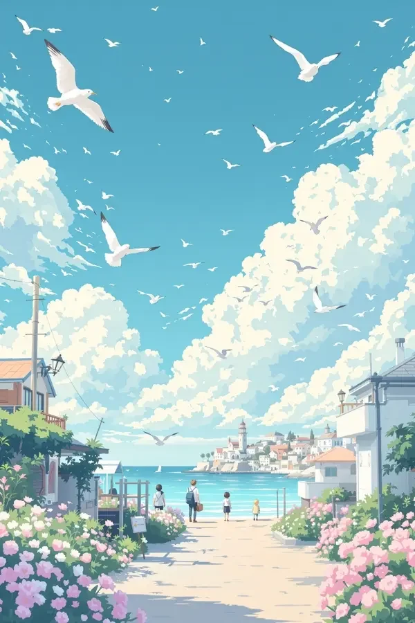 海风与信 海报